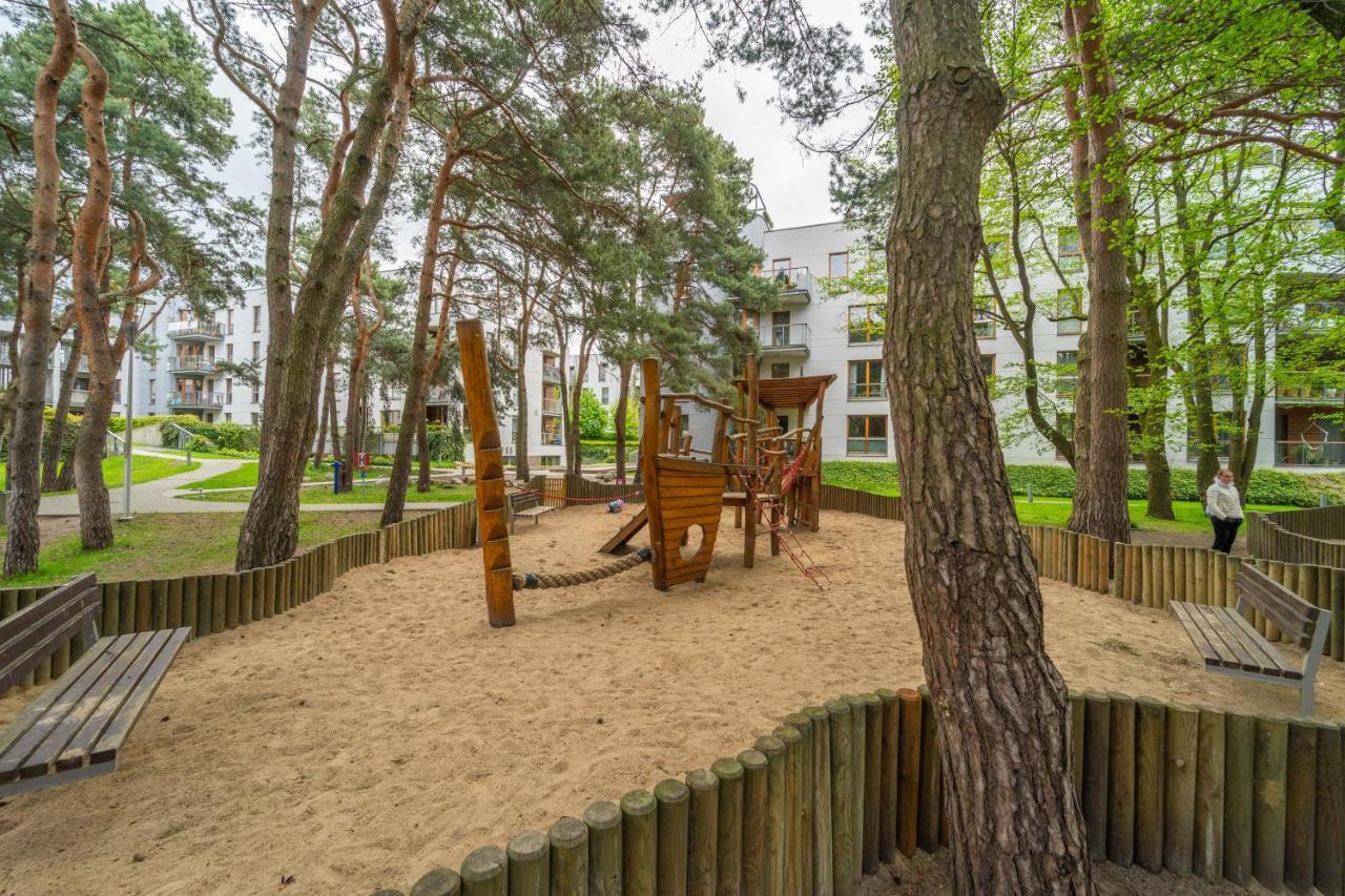 Nadmorski Apartament Blisko Plazy Leilighet Gdańsk Eksteriør bilde